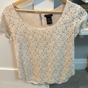 Talula Lace Top in light beige